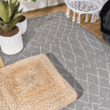 Madaba Moroccan Trellis Indoor/outdoor Area Rug